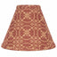Barn Red-Tan Marshfield Jacquard 10" Lampshade - Interiors by Elizabeth