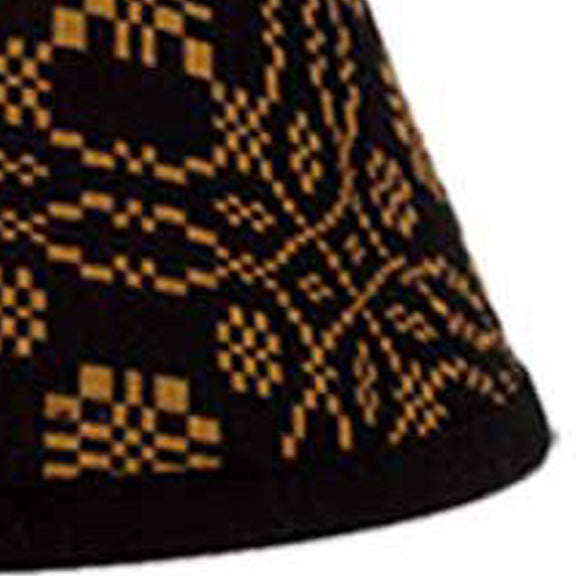 Black Mustard Lover?œ????ƒ?›??S Knot Jacquard 10" Lampshade - Interiors by Elizabeth