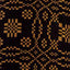 Black Mustard Lover?œ????ƒ?›??S Knot Jacquard 14" Lampshade - Interiors by Elizabeth