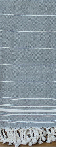 Thumbnail for Pewter Turkish Towel Towel - Interiors by Elizabeth