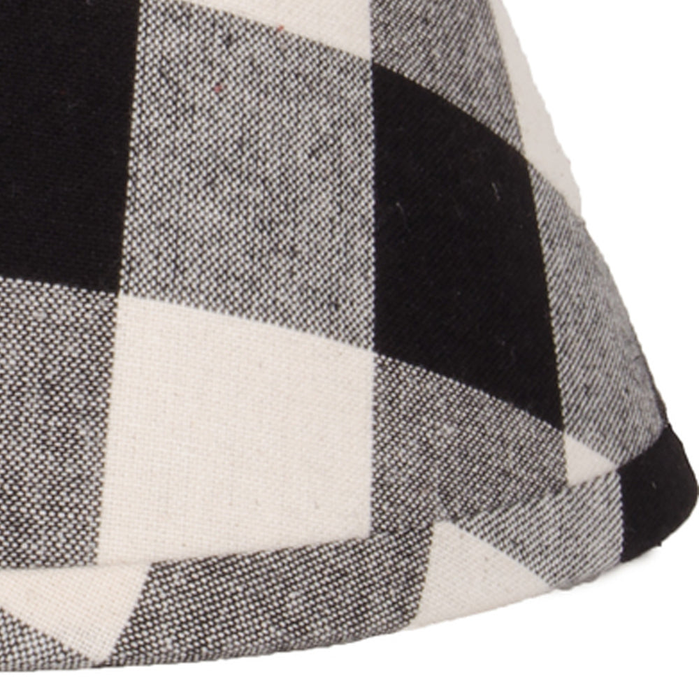 Black Buttermilk Buffalo Check 16" Washer