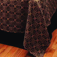 Thumbnail for Black Tan Marshfield Jacquard Bed Cover King - Interiors by Elizabeth