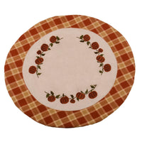 Thumbnail for Little Pumpkin Vine Candle Mat Osenburg-Burnt Orange - Set of Two - Interiors by Elizabeth