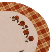 Thumbnail for Little Pumpkin Vine Candle Mat Osenburg Burnt Orange Set Of Two