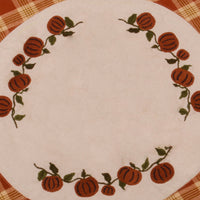 Thumbnail for Little Pumpkin Vine Candle Mat Osenburg Burnt Orange Set Of Two