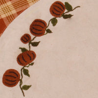 Thumbnail for Little Pumpkin Vine Candle Mat Osenburg Burnt Orange Set Of Two