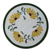 Thumbnail for Flowers and Bees Candle Mat - Interiors by Elizabeth