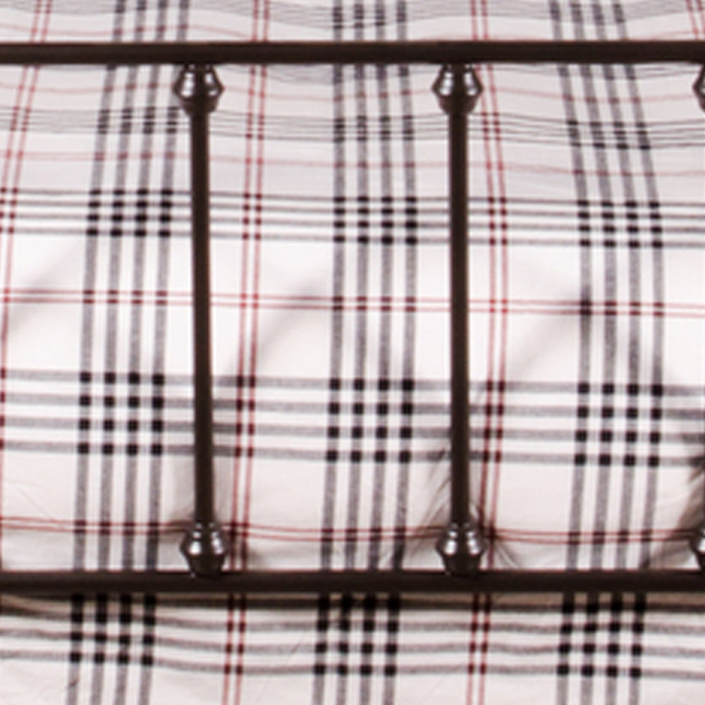 Chesterfield Check 78" X 96" Cream Black Red