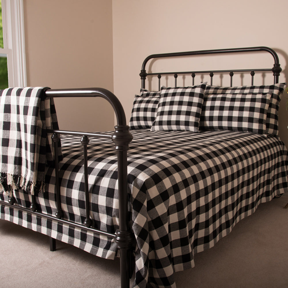 Buffalo Check Queen Duvet Cover (Tie Closure)
