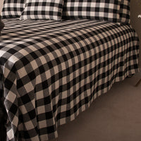 Thumbnail for Buffalo Check Queen Duvet Cover (Tie Closure)