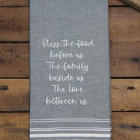 Thumbnail for Bless the food before us Towel - Interiors by Elizabeth