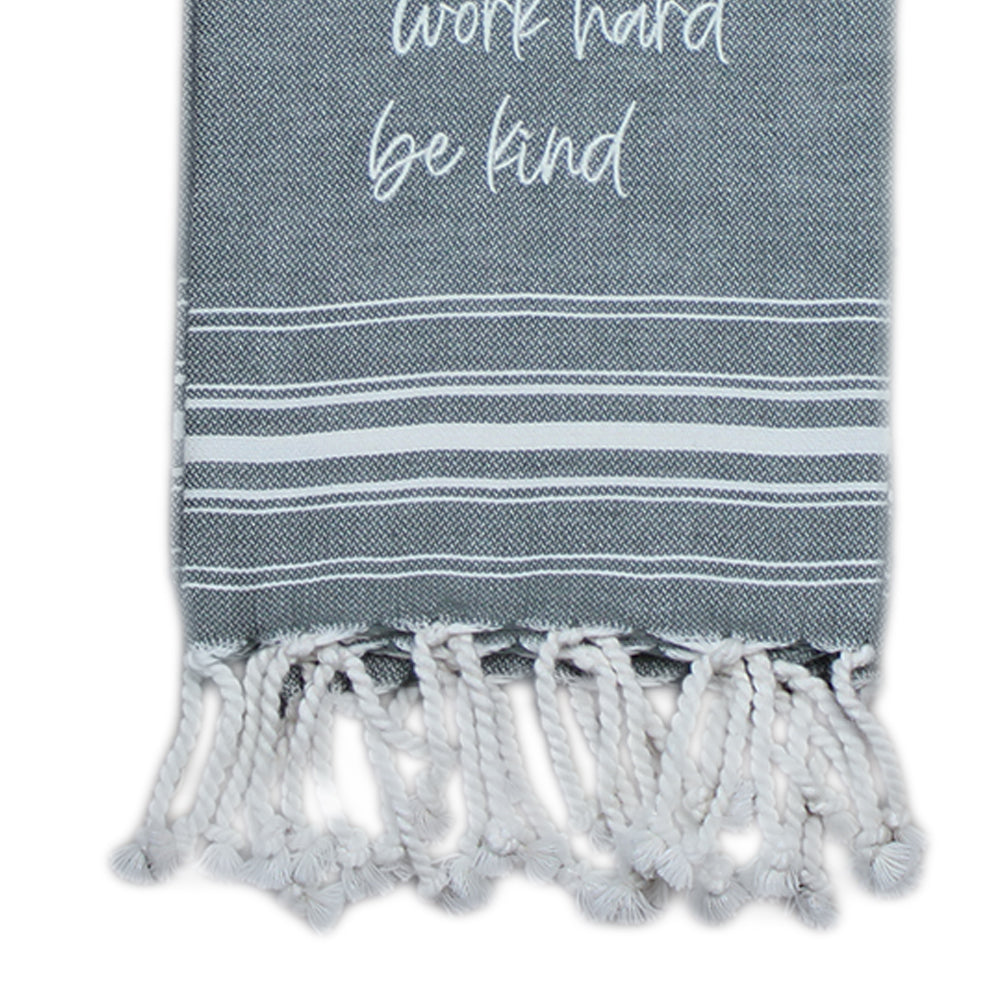 Stay humble, work hard, be kind Set of two