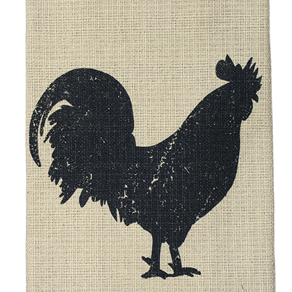 Farmhouse Rooster - Oat Set of two