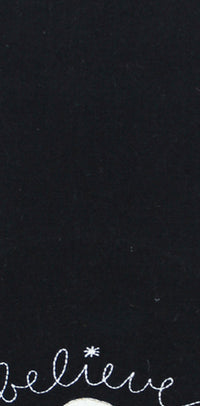 Thumbnail for Snowman Believe Black towel