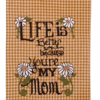 Thumbnail for Nutmeg Mustard Life Is Better Towel Set Of Two - Interiors by Elizabeth