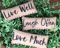 Thumbnail for Live Love Laugh Fill Set Tea Dyed Home Accents