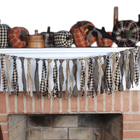 Thumbnail for Black Fabric Ties Garland Garland