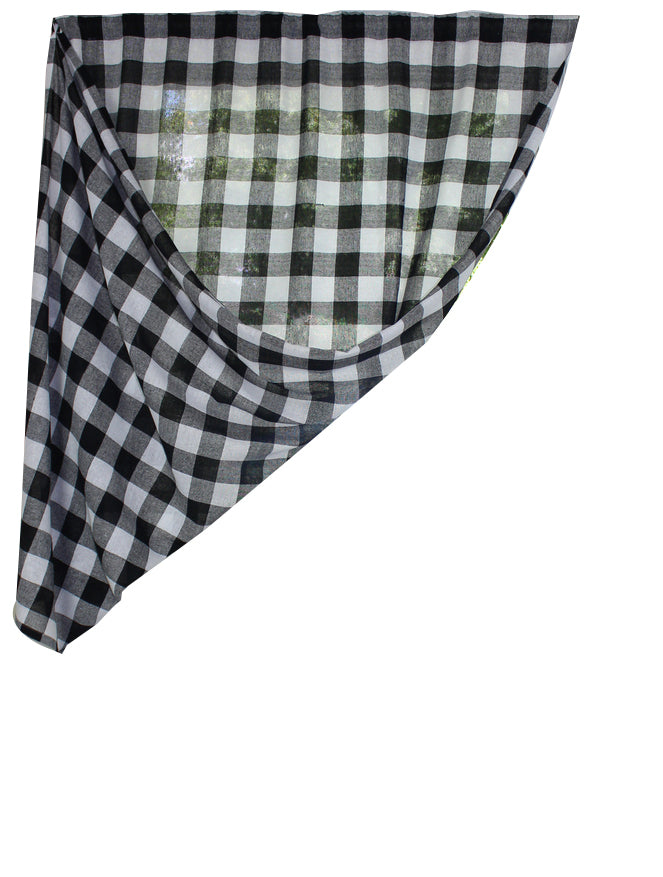 Heirloom Buffalo Check Black Black Panel