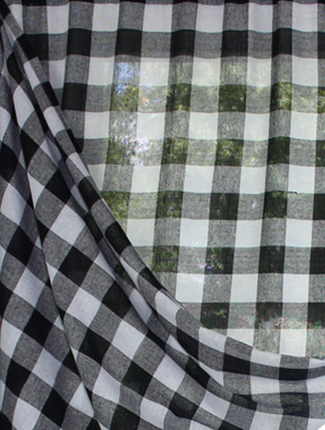 Heirloom Buffalo Check Black Black Panel