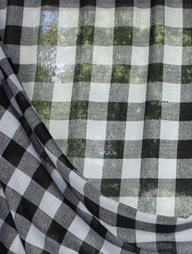 Heirloom Buffalo Check Black Oat Panel