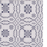 Thumbnail for Lover㦙??S Knot Jacquard Towel Cream Indigo Set Of Six