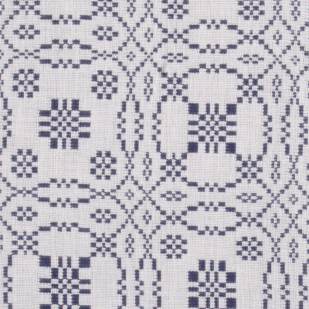 Lover㦙??S Knot Jacquard Towel Cream Indigo Set Of Six