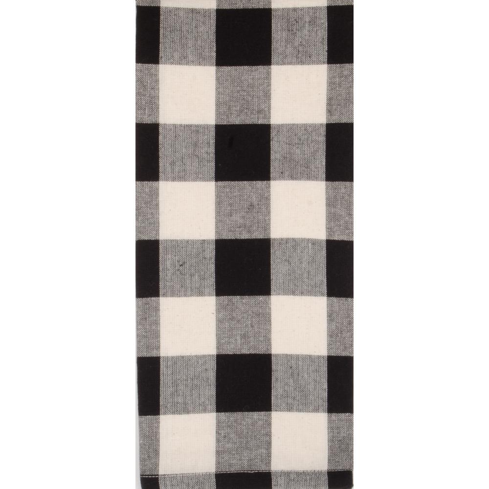 Black-Buttermilk Buffalo Check Towel - Set of Six - Interiors by Elizabeth