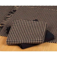 Thumbnail for Black - Oat Newbury Gingham Towel - Set of Six - Interiors by Elizabeth