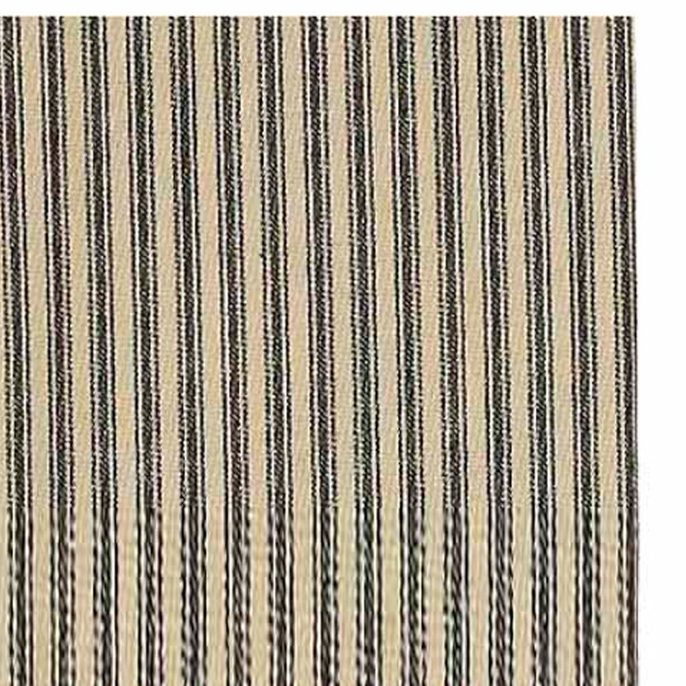 Black Nutmeg York Ticking Towel Set Of Six - Interiors by Elizabeth