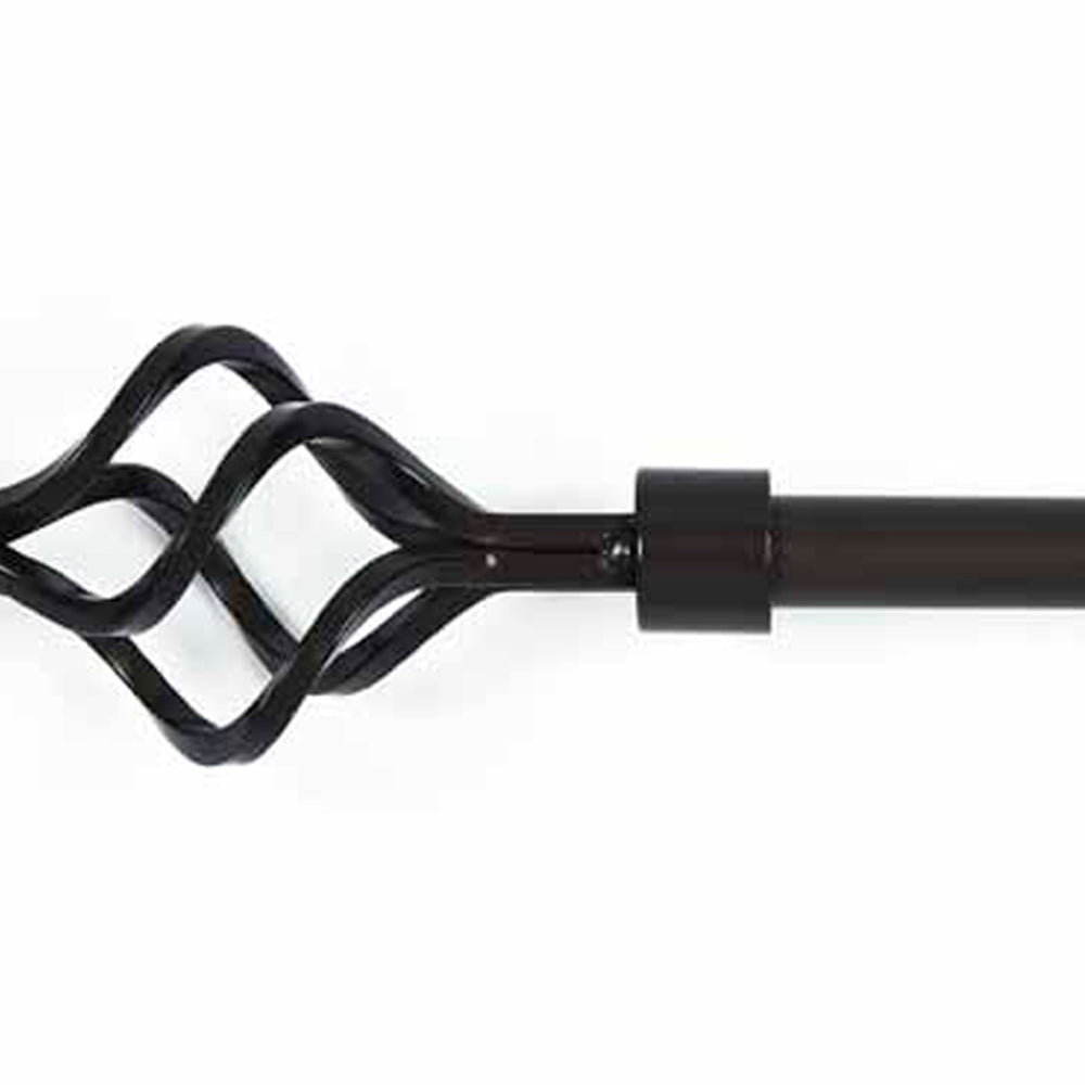 Black Nest Curtain Rod Small Metal - Interiors by Elizabeth