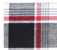Thumbnail for Winter Plaid Black, Red, Cream napkin set of 6