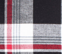 Thumbnail for Winter Plaid Black, Red, Cream napkin set of 6