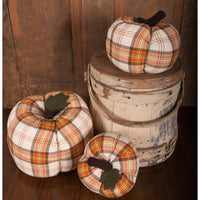 Thumbnail for Cotton Harvest Pumpkin 4x3 Ornament- Interiors by Elizabeth