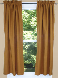 Thumbnail for Primitive Ticking Mustard Mustard Panels - Interiors by Elizabeth