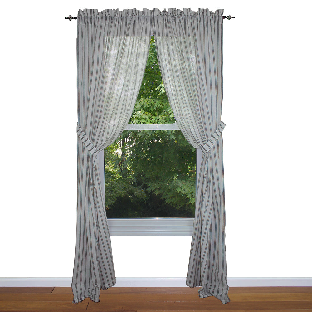 Gristmill Cream Drapery Panels - Interiors by Elizabeth