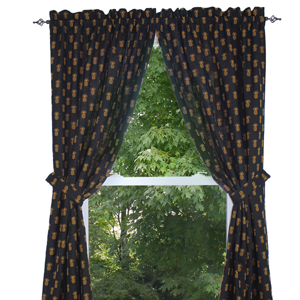 Pineapple Town - Black Drapery Panels
