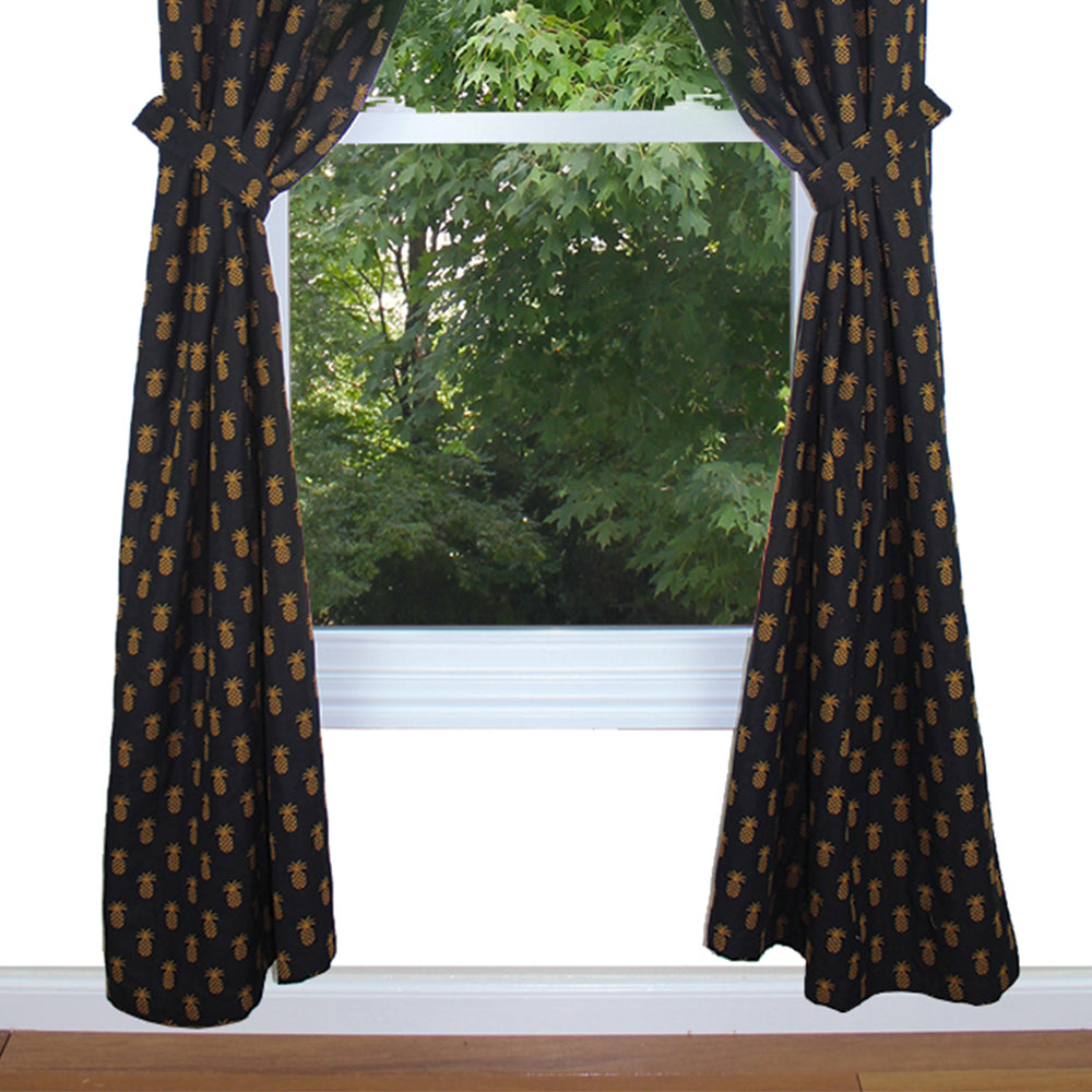 Pineapple Town - Black Drapery Panels