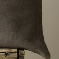Thumbnail for Grain Sack Stripe Cream Pewter Pillow Cover