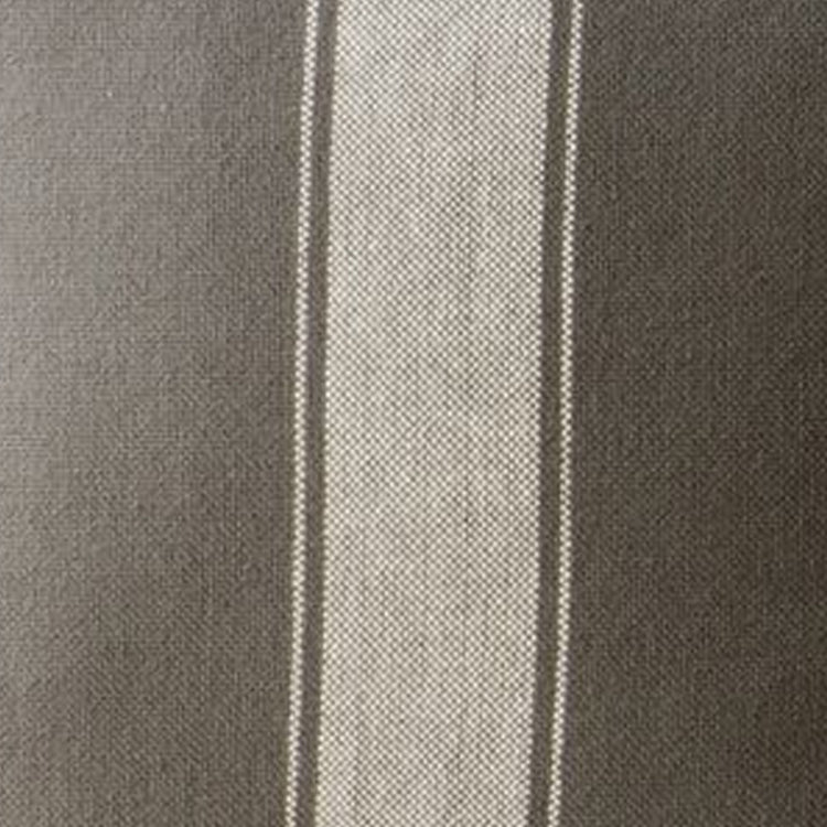 Grain Sack Stripe Cream Pewter Pillow Cover