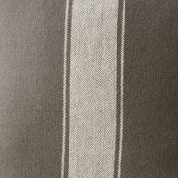 Thumbnail for Grain Sack Stripe Cream Pewter Pillow Cover
