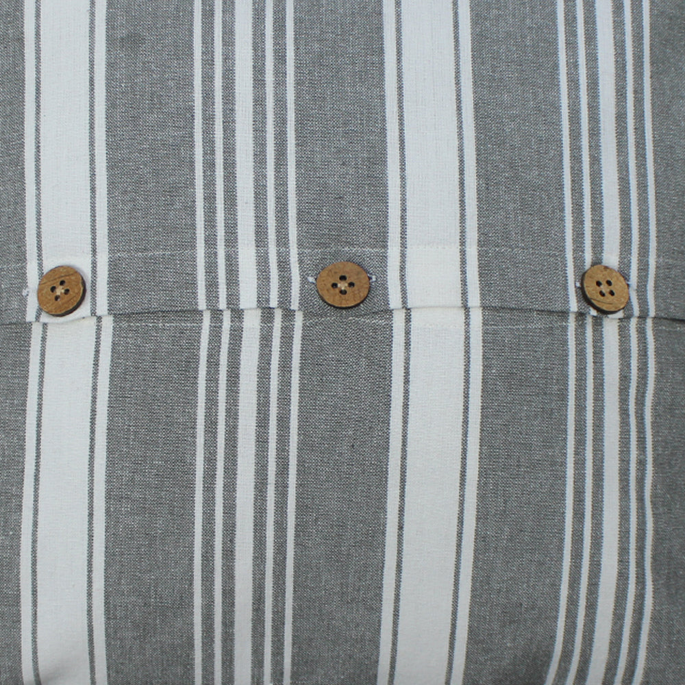 Flour Sack - Gray Pillow Cover