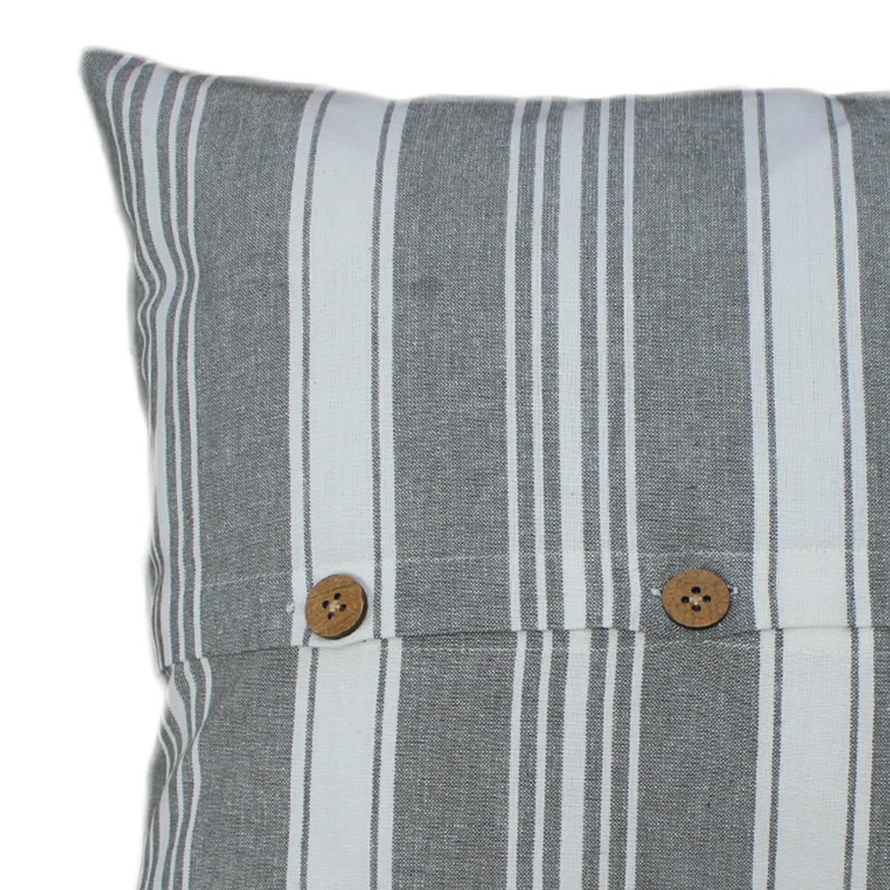 Flour Sack - Gray Pillow Cover