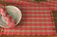 Thumbnail for Yuletide Red Placemat - Interiors by Elizabeth