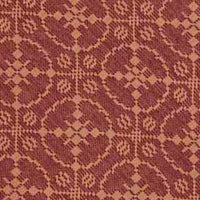 Thumbnail for Barn Red Tan Marshfield Jacquard Placemat Set Of Six - Interiors by Elizabeth