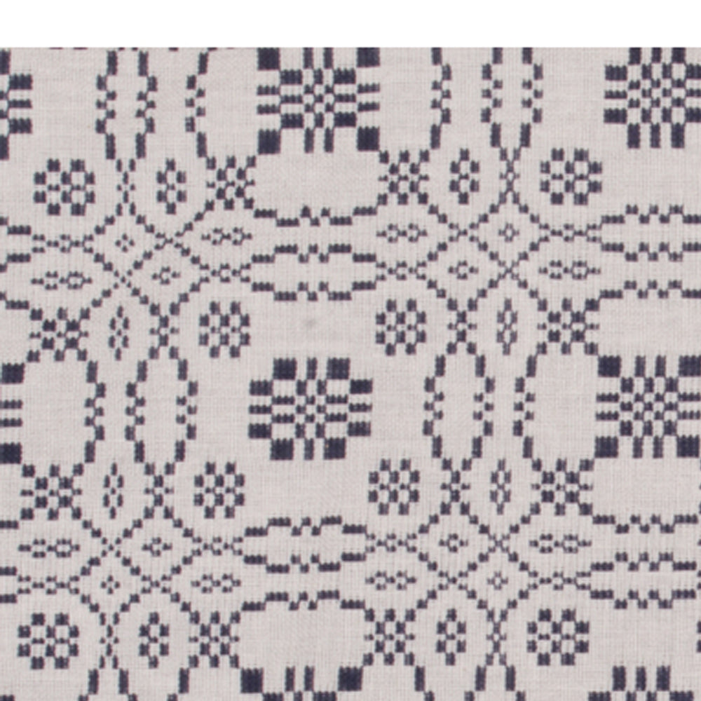 Lover㦙??S Knot Jacquard Placemat Cream Indigo Set Of Six