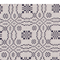 Thumbnail for Lover㦙??S Knot Jacquard Placemat Cream Indigo Set Of Six