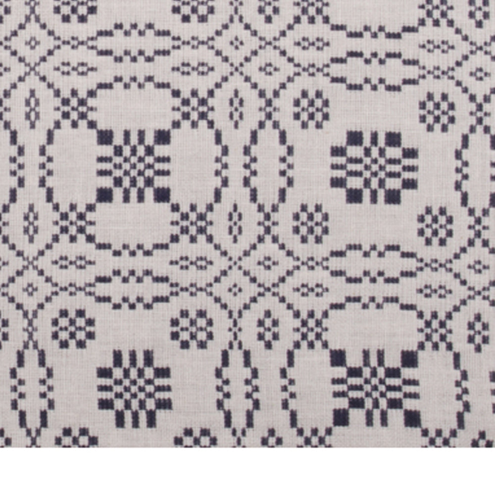 Lover㦙??S Knot Jacquard Placemat Cream Indigo Set Of Six