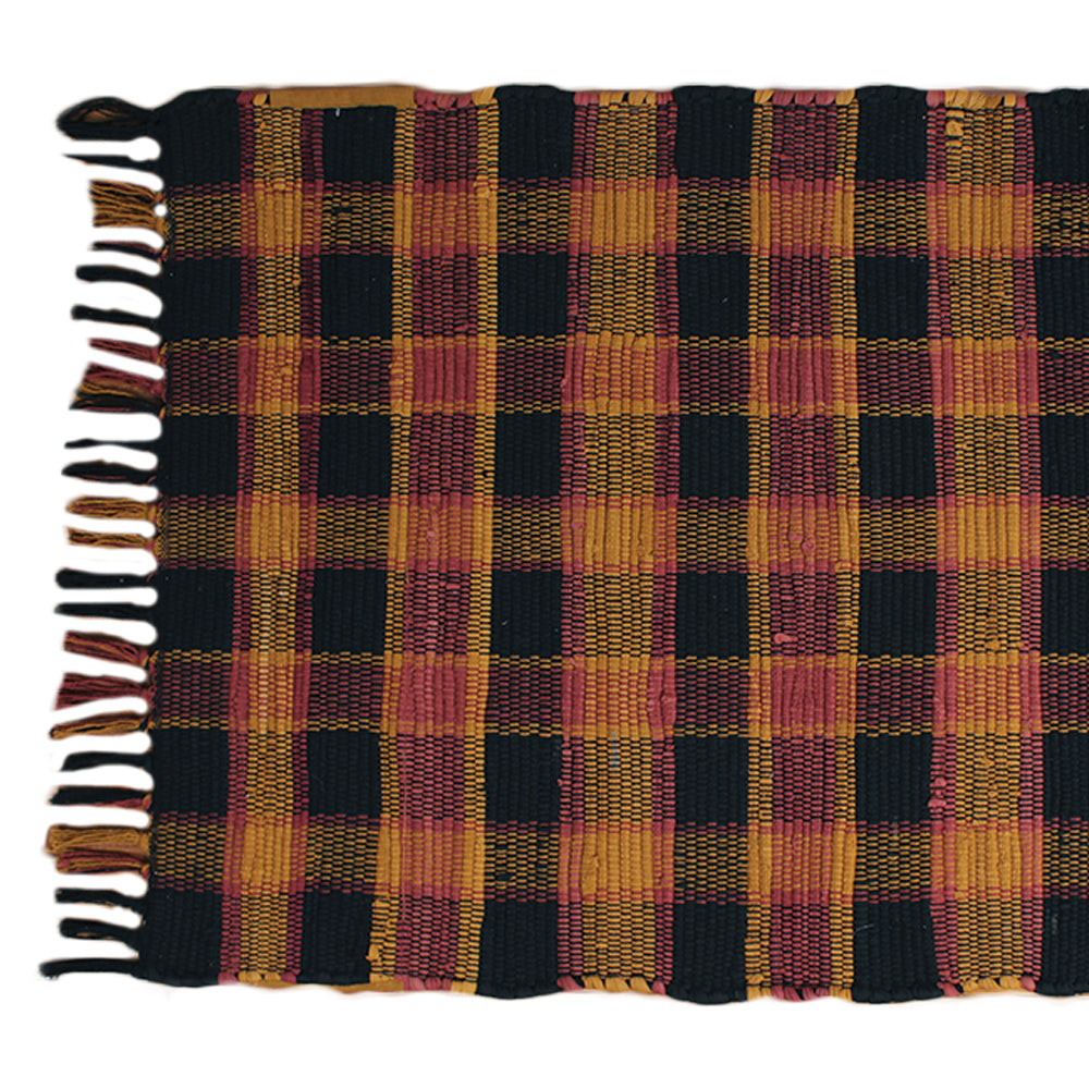 Homestead - Black Rag Rug Runner