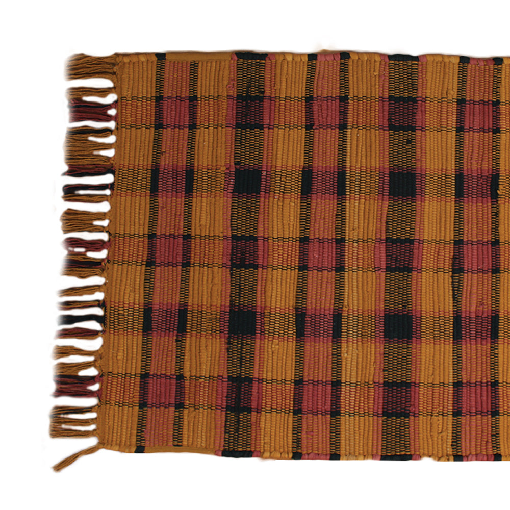 Homestead Gold Rag Rug Runner