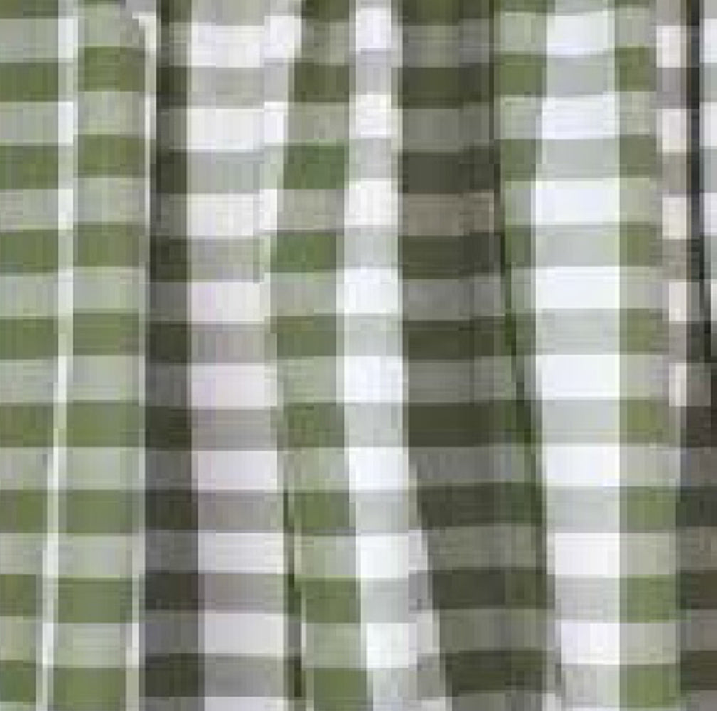 Buffalo Check Sage Shower Curtain